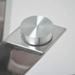 Velvet Studio Table Lubine l - Verre de sécurité / Acier inoxydable - Verre transparent / Argenté -Luxe Intérieur Magasin 1000241599 210121 14214000045 DETAILS P000000001000241599