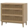 Studio Copenhagen Commode Canee I - Cannage / Placage en bois véritable - Chêne
