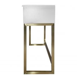 Red Living Console Varades - Blanc / Doré -Luxe Intérieur Magasin 1000242715 210121 07545500010 DETAILS P000000001000242715