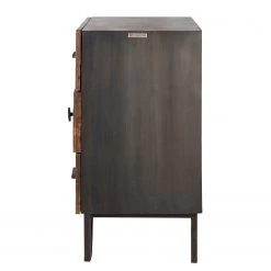 Wolf-Möbel Commode Bazac - Acacia massif - Acacia / Gris foncé -Luxe Intérieur Magasin 1000243203 220311 032 DETAILS P000000001000243203