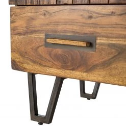 Wolf-Möbel Commode Bazac - Acacia massif - Acacia / Gris foncé -Luxe Intérieur Magasin 1000243203 220311 037 DETAILS P000000001000243203