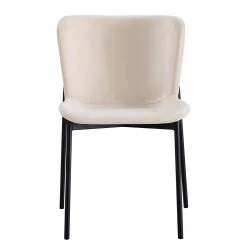 Jack & Alice Chaises Mouzon I (lot de 2) - Velours / Fer - Crème -Luxe Intérieur Magasin 1000244960 211006 08505800043 DETAILS P000000001000244960