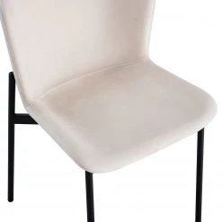 Jack & Alice Chaises Mouzon I (lot de 2) - Velours / Fer - Crème -Luxe Intérieur Magasin 1000244960 211006 08505800061 DETAILS P000000001000244960