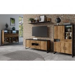 Red Living Étagère Turriers III - Imitation épicéa / Noir mat -Luxe Intérieur Magasin 1000245417 210217 13053700068 MOOD DETAILS P000000001000245417 mood