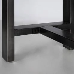 Ars manufacti Table haute Gelles - Acacia massif / Fer - Acacia / Anthracite -Luxe Intérieur Magasin 1000246830 220830 039 DETAILS P000000001000246830