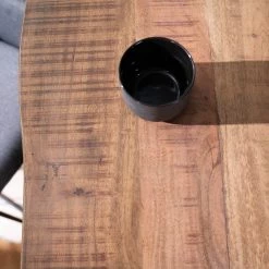 Ars manufacti Table haute Gelles - Acacia massif / Fer - Acacia / Anthracite -Luxe Intérieur Magasin 1000246830 220902 033 DETAILS P000000001000246830