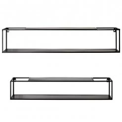 Loftscape Étagères murales Lancieux II - Métal - Noir -Luxe Intérieur Magasin 1000252671 210325 08124500046 DETAILS P000000001000252671