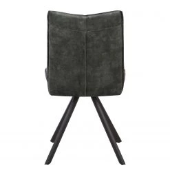 Jack & Alice Chaises Morlanne (lot de 2) - Velours / Métal - Vert foncé -Luxe Intérieur Magasin 1000255054 220412 032 DETAILS P000000001000255054