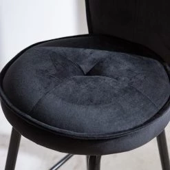 Jack & Alice Chaises de bar Bouilly (lot de 2) - Noir -Luxe Intérieur Magasin 1000255057 220610 030 DETAILS P000000001000255057