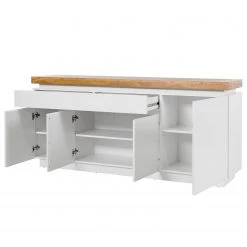 Fredriks Enfilade Namona II - Éclairage inclus - Imitation chêne / Blanc -Luxe Intérieur Magasin 1000255074 220803 040 DETAILS P000000001000255074