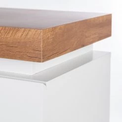 Fredriks Buffet Namona I - Éclairage inclus - Imitation chêne / Blanc -Luxe Intérieur Magasin 1000255076 220729 050 DETAILS P000000001000255076