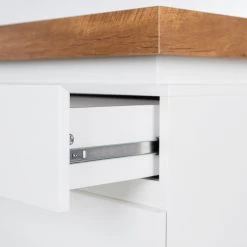 Fredriks Buffet Namona I - Éclairage inclus - Imitation chêne / Blanc -Luxe Intérieur Magasin 1000255076 220729 055 DETAILS P000000001000255076