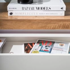 Fredriks Buffet Namona I - Éclairage inclus - Imitation chêne / Blanc -Luxe Intérieur Magasin 1000255076 220803 050 DETAILS P000000001000255076