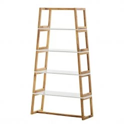 Mørteens Étagère Tenabo - Partiellement en chêne massif - Chêne / Blanc