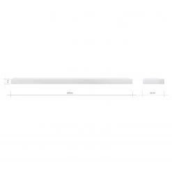 Temahome Tablette murale Balda - Blanc - Largeur : 120 cm -Luxe Intérieur Magasin 1000255976 210331 14460300068 SKETCH DETAILS P000000001000255976 sketch