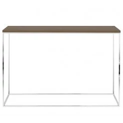Temahome Console Gleam - Noyer / Argenté -Luxe Intérieur Magasin 1000256020 210331 14520300320 DETAILS P000000001000256020