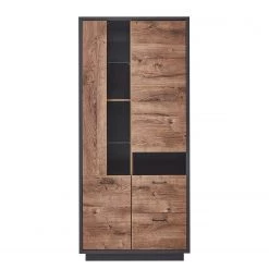 Red Living Vitrine Batey - Imitation chêne de Havel / Graphite -Luxe Intérieur Magasin 1000257535 210429 08061000001 DETAILS P000000001000257535