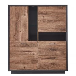 Red Living Buffet haut Batey - Imitation chêne de Havel / Graphite -Luxe Intérieur Magasin 1000257536 210429 08061200003 DETAILS P000000001000257536