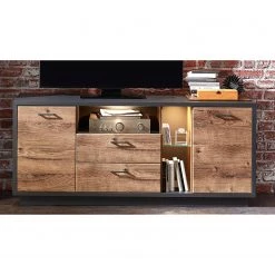 Red Living Buffet Batey - Imitation chêne de Havel / Graphite -Luxe Intérieur Magasin 1000257537 210413 13400200012 MOOD DETAILS P000000001000257537 mood