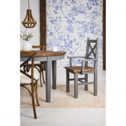 Maison Belfort Table Balignton III - Pin massif - Gris -Luxe Intérieur Magasin 1000260757 211008 144001000033 DETAILS P000000001000260757