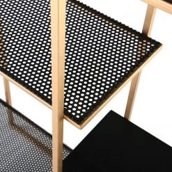 Red Living Étagère Sonso - Métal - Noir / Doré -Luxe Intérieur Magasin 1000261416 210430 11580800014 DETAILS P000000001000261416