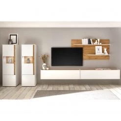 Norrwood Étagère murale Olon - Imitation chêne / Blanc -Luxe Intérieur Magasin 1000261795 210423 14390700045 MOOD DETAILS P000000001000261795 mood