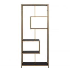 Red Living Étagère Coogee I - Noir / Doré - Hauteur : 185 cm -Luxe Intérieur Magasin 1000263276 210430 14473000076 DETAILS P000000001000263276