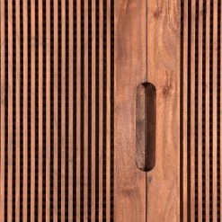 Jack & Alice Buffet haut Puyo - Acacia massif / Métal - Acacia / Doré -Luxe Intérieur Magasin 1000264951 220118 131412000089 DETAILS P000000001000264951