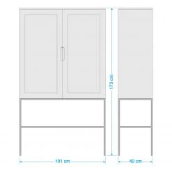 Jack & Alice Buffet haut Puyo - Acacia massif / Métal - Acacia / Doré -Luxe Intérieur Magasin 1000264951 220118 131412000510 SKETCH DETAILS P000000001000264951 sketch