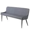Red Living Banquette Elbi - Imitation cuir / Métal - Gris / Noir