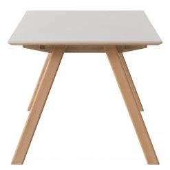 Norrwood Table Berri - Partiellement en chêne massif - Gris clair / Chêne -Luxe Intérieur Magasin 1000266977 210525 14343400264 DETAILS P000000001000266977