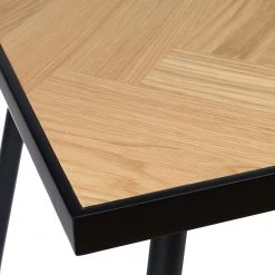 Red Living Table Charlo - Placage chêne/ Métal - Chêne noir / Noir -Luxe Intérieur Magasin 1000267005 210525 14344300436 DETAILS P000000001000267005