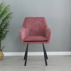 Ars manufacti Chaise à accoudoirs Yuna - Rose vieilli -Luxe Intérieur Magasin 1000269994 220506 021 MOOD DETAILS P000000001000269994 mood