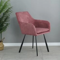 Ars manufacti Chaise à accoudoirs Yuna - Rose vieilli -Luxe Intérieur Magasin 1000269994 220506 022 MOOD DETAILS P000000001000269994 mood