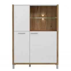 Norrwood Buffet haut Boyd I - Blanc / Imitation chêne -Luxe Intérieur Magasin 1000270243 210609 06160200244 DETAILS P000000001000270243