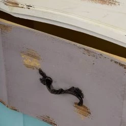 Ridgevalley Commode Rusper - Sapin massif - Blanc / Bleu / Violet -Luxe Intérieur Magasin 1000270690 210602 06133400146 DETAILS P000000001000270690