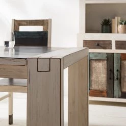 Wolf-Möbel Table Goa White - Partiellement en manguier massif - Manguier vintage blanc -Luxe Intérieur Magasin 1000271075 220621 031 DETAILS P000000001000271075