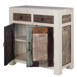 Wolf-Möbel Buffet Goa White - Partiellement en manguier massif - Manguier vintage blanc -Luxe Intérieur Magasin 1000271076 220406 030 DETAILS P000000001000271076