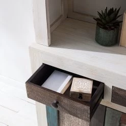 Wolf-Möbel Buffet Goa White - Partiellement en manguier massif - Manguier vintage blanc -Luxe Intérieur Magasin 1000271076 220621 030 DETAILS P000000001000271076