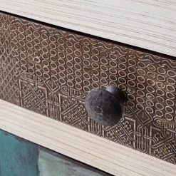 Wolf-Möbel Buffet Goa White - Partiellement en manguier massif - Manguier vintage blanc -Luxe Intérieur Magasin 1000271076 220621 031 DETAILS P000000001000271076