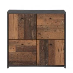 Loftscape Buffet Rison II - Gris foncé / Imitation bois ancien -Luxe Intérieur Magasin 1000272364 210819 07024300044 DETAILS P000000001000272364