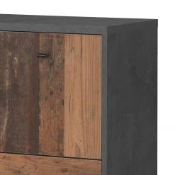 Loftscape Buffet Rison II - Gris foncé / Imitation bois ancien -Luxe Intérieur Magasin 1000272364 210819 07025000183 DETAILS P000000001000272364