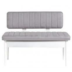 Loftscape Salle à manger Baris (5 éléments) - Extensible - Blanc / Gris -Luxe Intérieur Magasin 1000273400 220816 033 DETAILS P000000001000273400