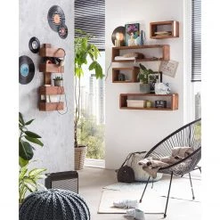 Naturoo Étagère murale Gibb - Manguier massif - Largeur : 40 cm -Luxe Intérieur Magasin 1000273421 210611 15405200115 MOOD DETAILS P000000001000273421 mood