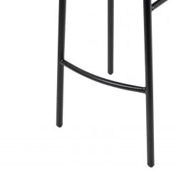 Studio Copenhagen Chaises de bar Embi (lot de 2) - Tissu / Métal - Gris / Noir -Luxe Intérieur Magasin 1000273484 220420 055 DETAILS P000000001000273484