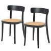 Mørteens Chaises Rom (lot de 2) - Noir