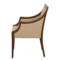 Velvet Studio Chaise à accoudoirs Tofino - Tissu / Hêtre massif - Camel / Hêtre -Luxe Intérieur Magasin 1000274311 210709 14175100099 DETAILS P000000001000274311