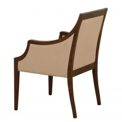 Velvet Studio Chaise à accoudoirs Tofino - Tissu / Hêtre massif - Camel / Hêtre -Luxe Intérieur Magasin 1000274311 210709 14175100100 DETAILS P000000001000274311