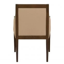 Velvet Studio Chaise à accoudoirs Tofino - Tissu / Hêtre massif - Camel / Hêtre -Luxe Intérieur Magasin 1000274311 210709 14175100101 DETAILS P000000001000274311