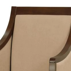 Velvet Studio Chaise à accoudoirs Tofino - Tissu / Hêtre massif - Camel / Hêtre -Luxe Intérieur Magasin 1000274311 210709 14175100102 DETAILS P000000001000274311